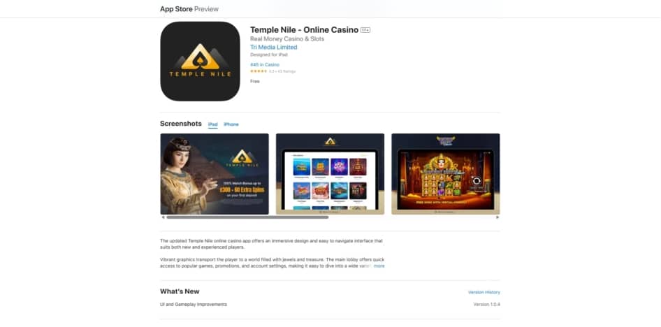 Temple Nile Casino on the App Store