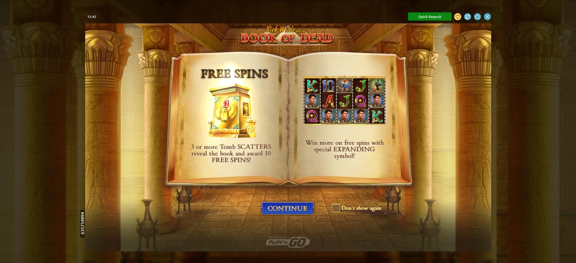 Play'n Go's Book of Dead