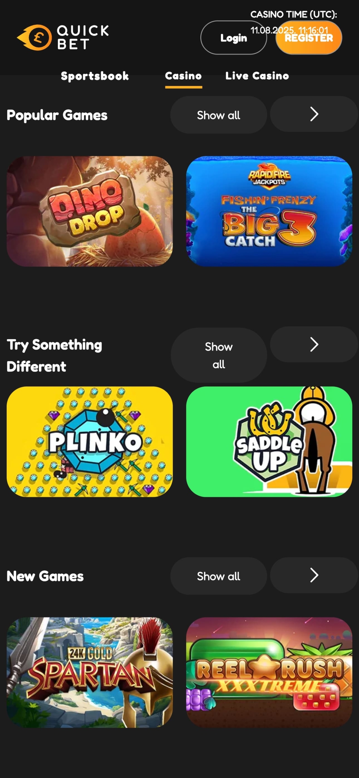 Quickbet Mobile Casino Review
