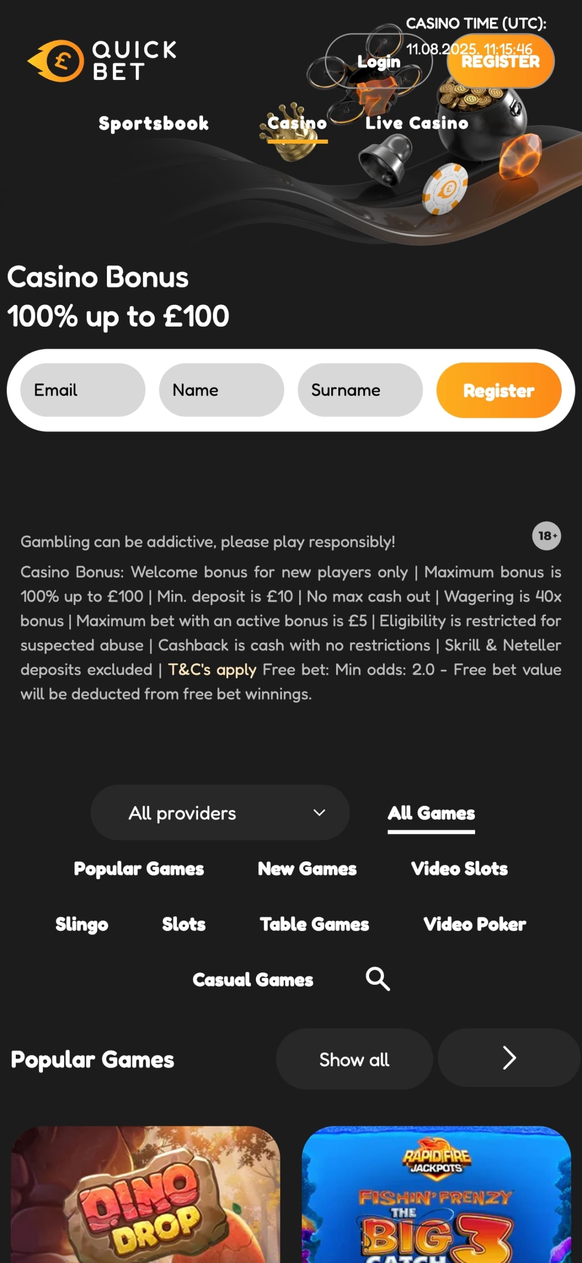 Quickbet Casino App
