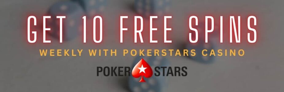 10 Free Spins Every Week at PokerStars Casino