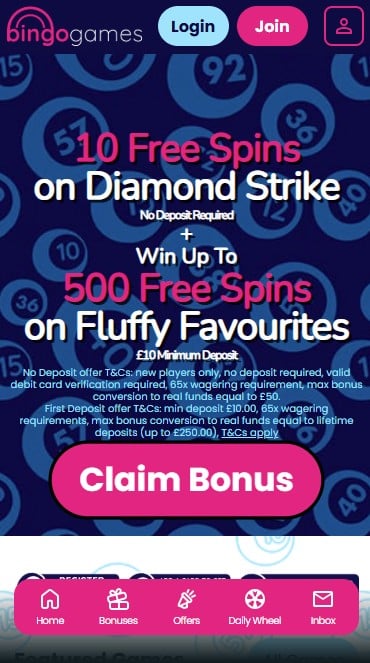 Bingo Games Mobile App