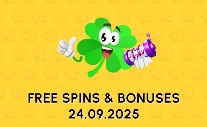 Free spins and bonuses daily 24