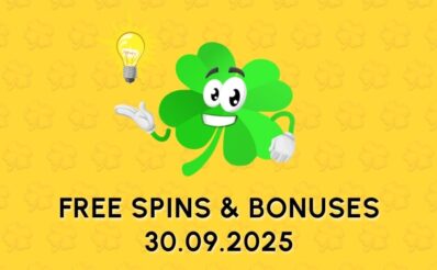 Free spins and bonuses daily 30