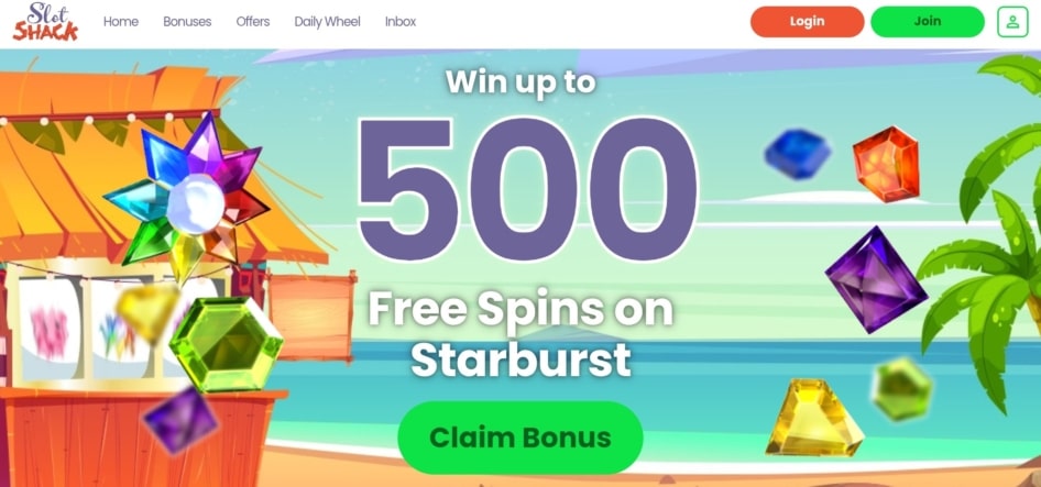 Slot Shack Welcome Bonus