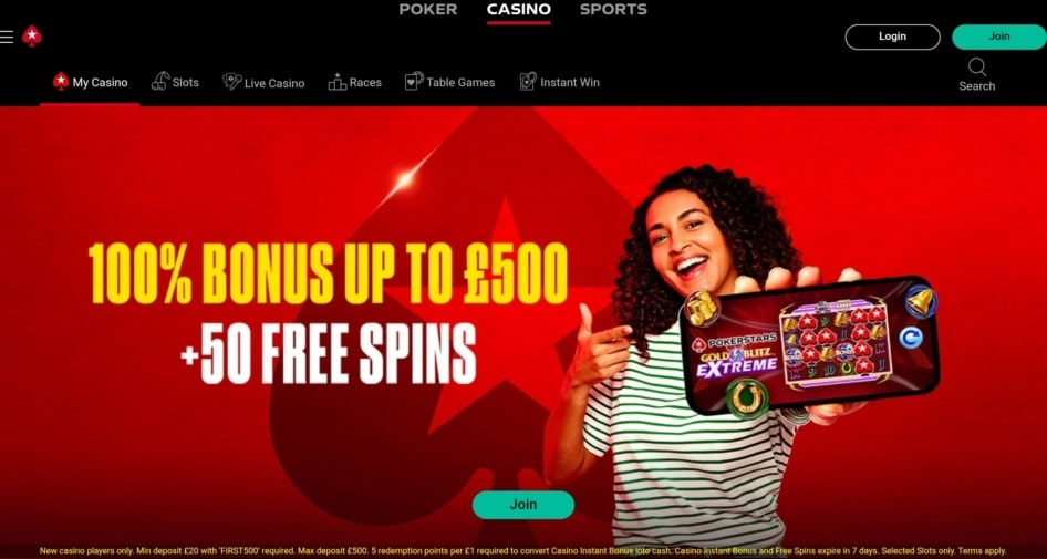PokerStars Homepage