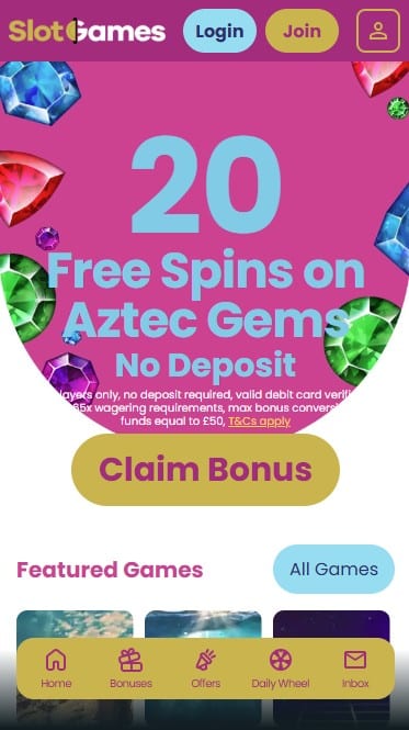 Slot Games Mobile App