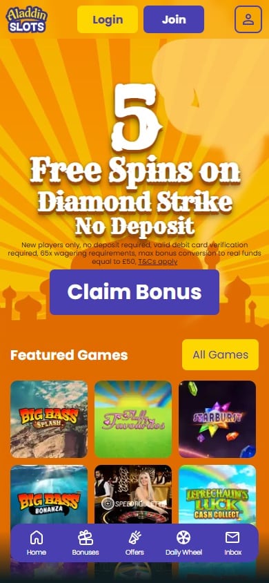 Aladdin Slots on mobile