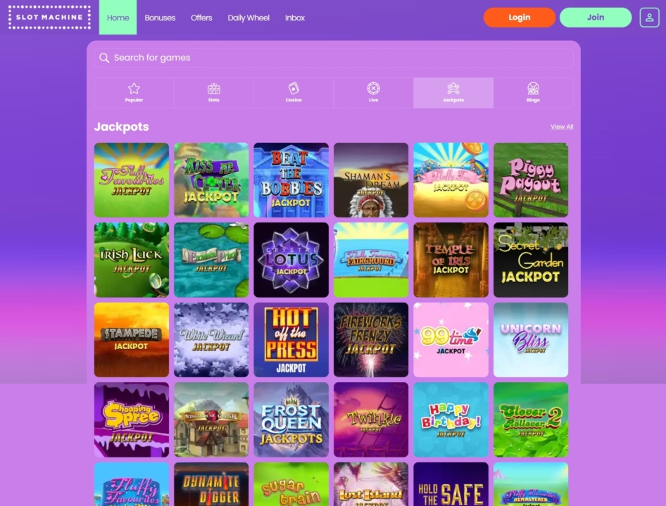 Slot Machine Casino Jackpot Games