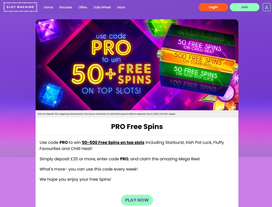 Slot Machine Casino Free Spins