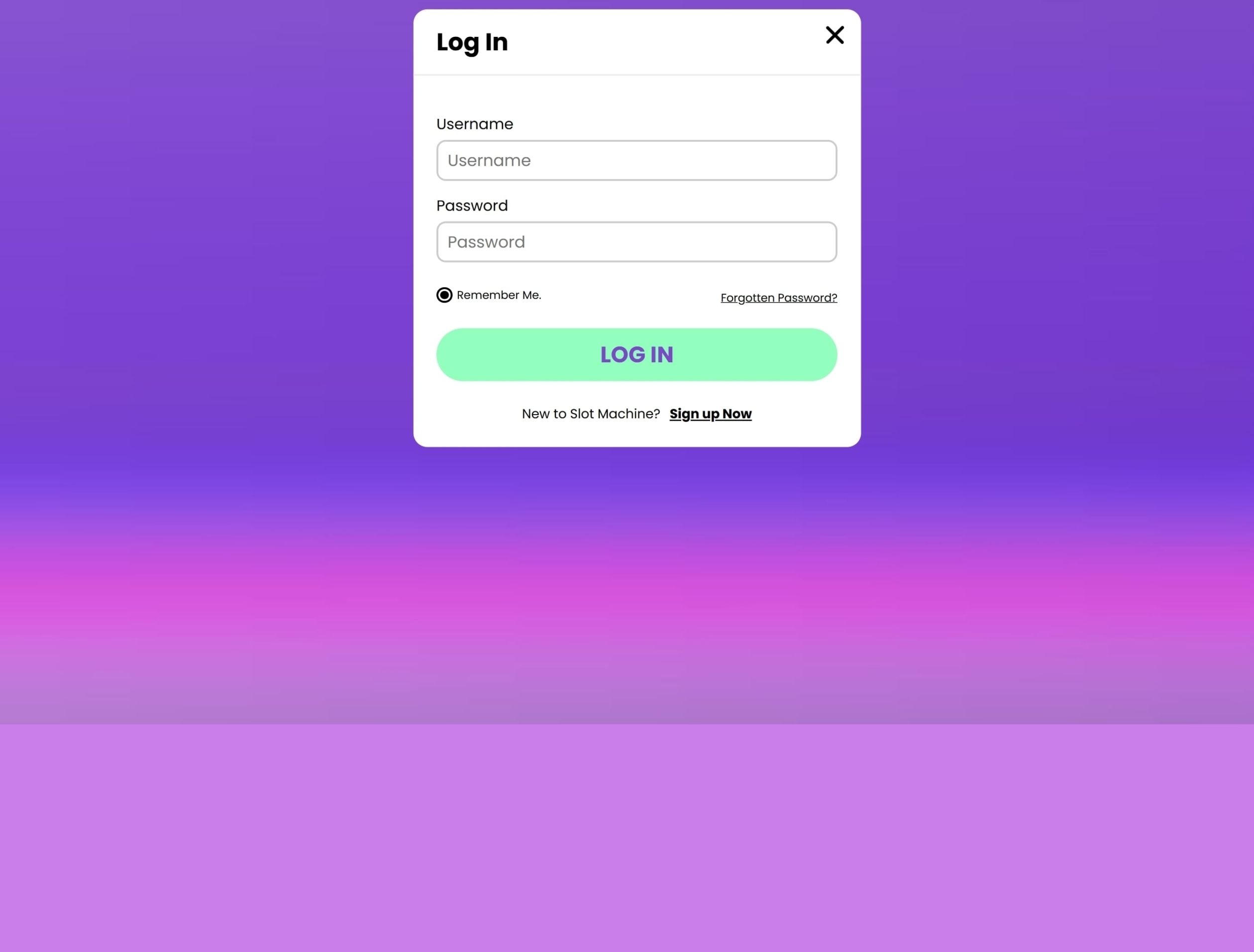 Slot Machine Casino Login