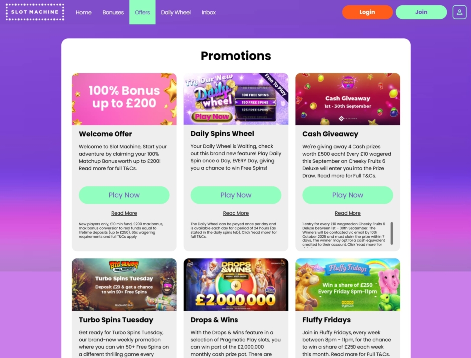 Slot Machine Casino Bonus