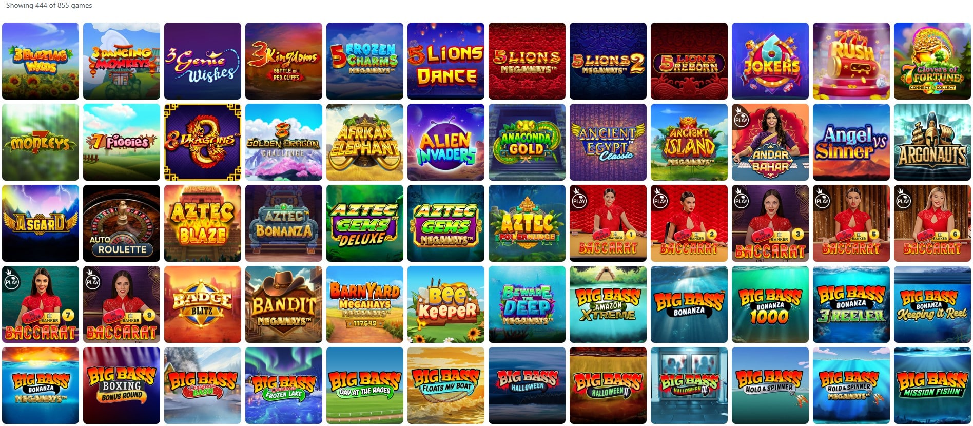 Pragmatic play slots games