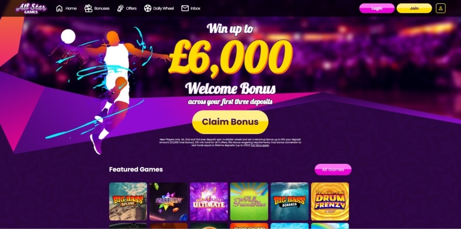 The All Star Games homepage