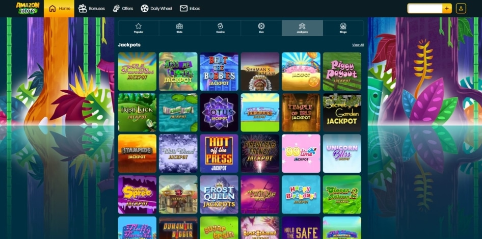 Jackpot slots at Amazon Slots