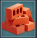 Symbol Pile of Bricks slot Three Crazy Piggies by PG Soft