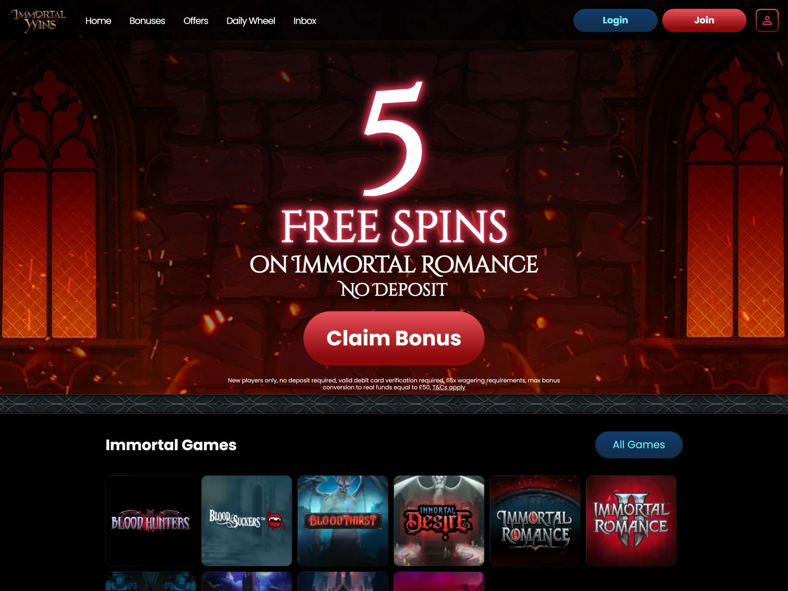 Immortal Wins Casino Review