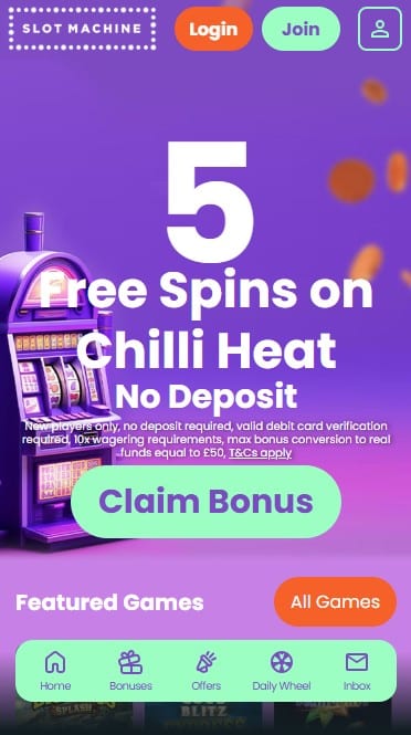 Slot Machine casino mobile app