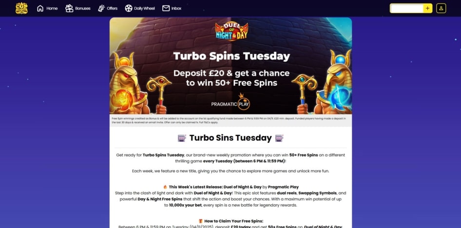 Turbo Spin at Cop Slots