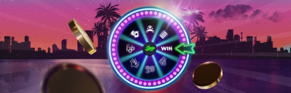 Bonus Wheel at Miami Dice Casino
