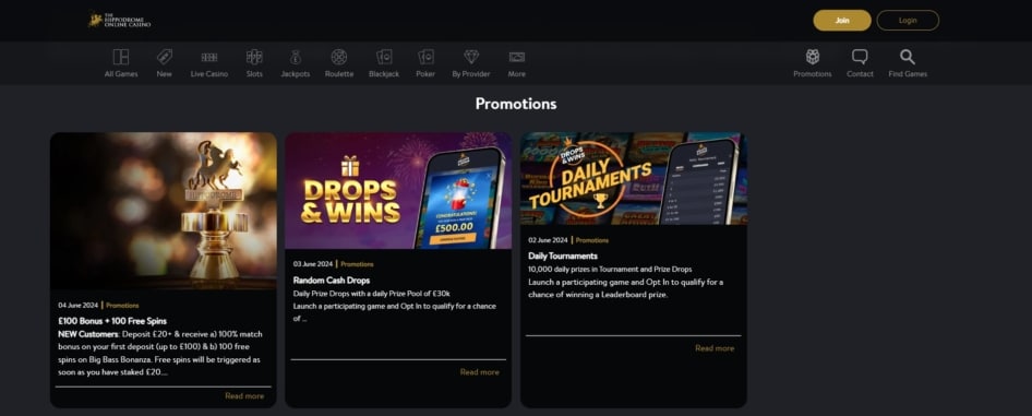 Hippodrome Casino Promotions