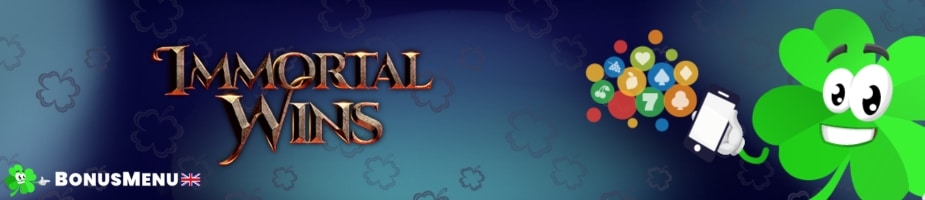 Immortal Wins Casino Mobile Small Banner Bonusmenu