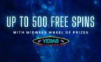 Midweek Wheel of Prizes at Vegas Mobile Casino