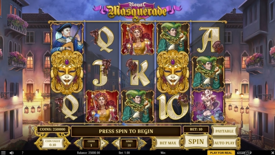 Royal Masquerade by Play'n GO