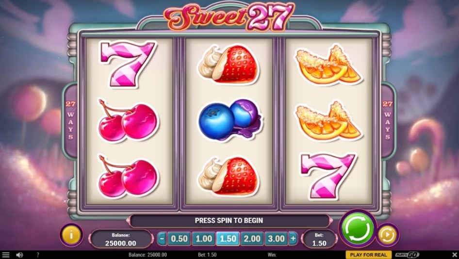 Sweet 27 by Play'n GO