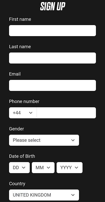 SpinRider app registration details