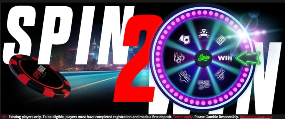 Regular players can spin the daily SpinRider bonus wheel for cash and FS prizes