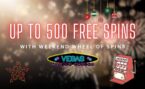 Weekend Wheel Of Spins at Vegas Mobile Casino