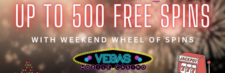 Weekend Wheel Of Spins at Vegas Mobile Casino - preview