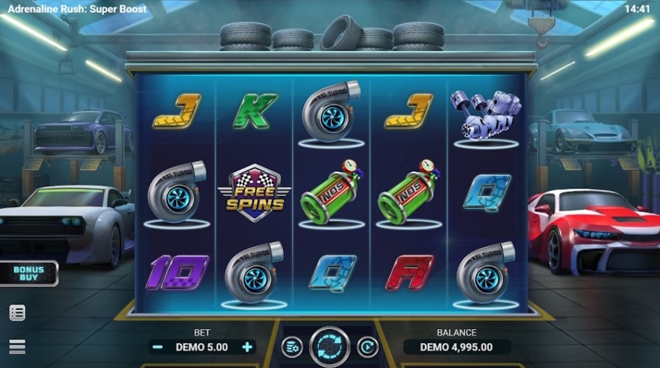 Adrenaline Rush: Super Boost by EvoPlay