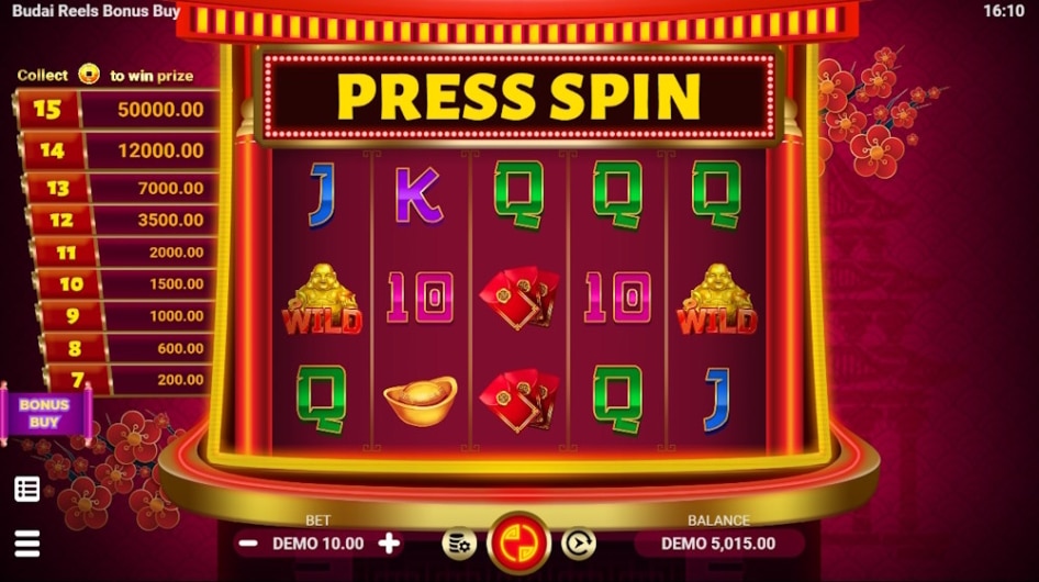 Budai Reels Bonus Buy by EvoPlay