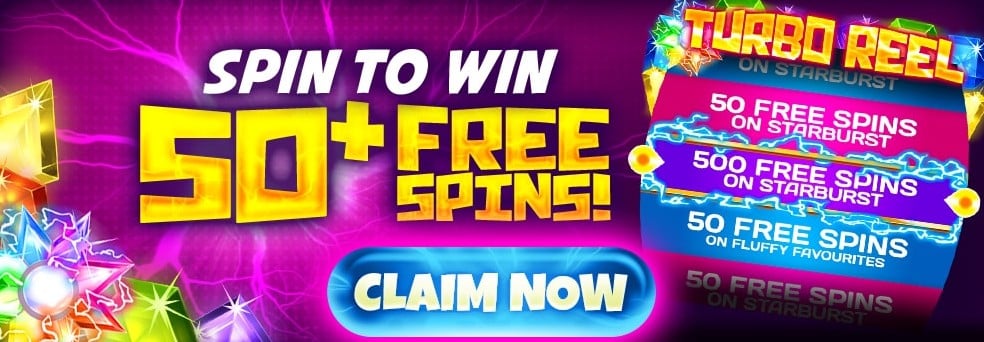 Get up to 500 free spins with Crystal Slots Casino!
