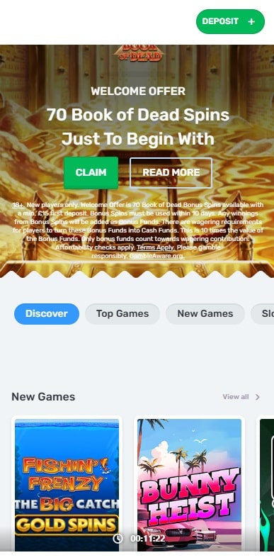 Casilando mobile site