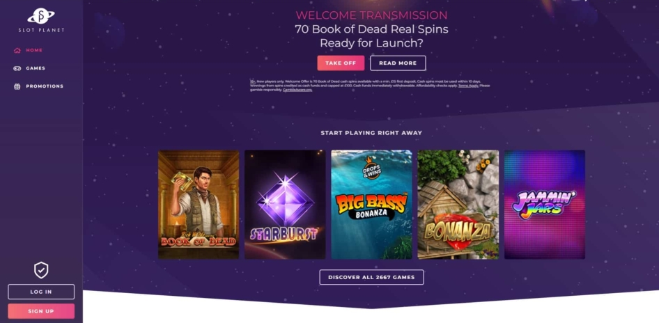 Slot Planet homepage