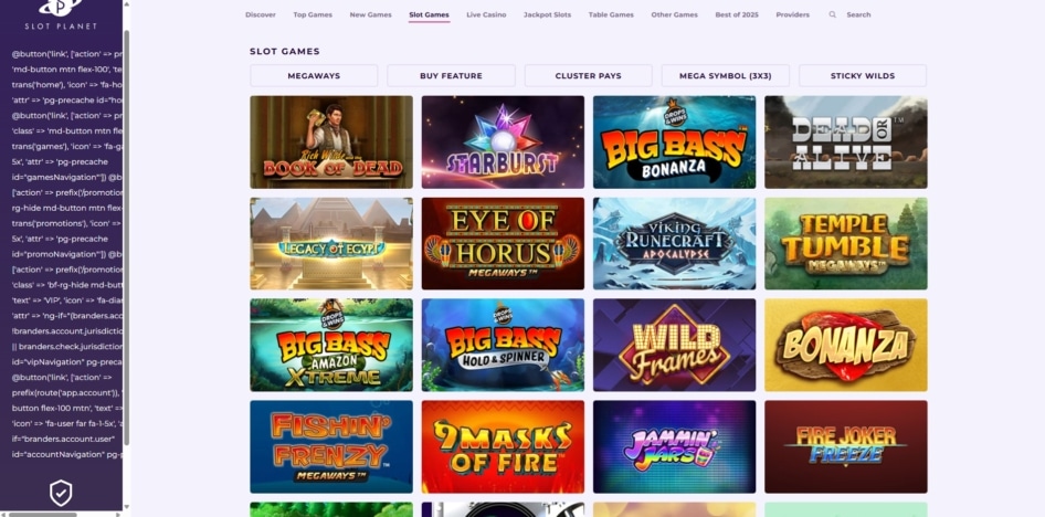 Slots at Slot Planet