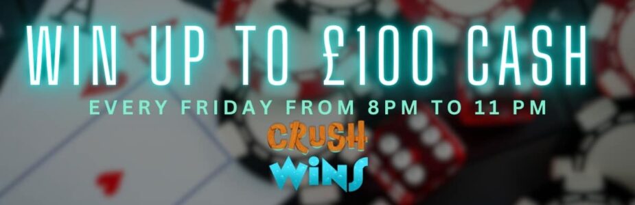 Fluffy Fridays Tournament at Crush Wins Casino - £250 Cash Prize Pool
