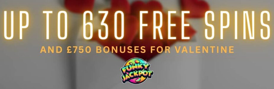 Get 630 Free Spins & £750 Bonuses at Funky Jackpot