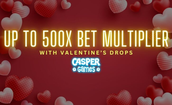 Valentine's Drops at Casper Games Casino