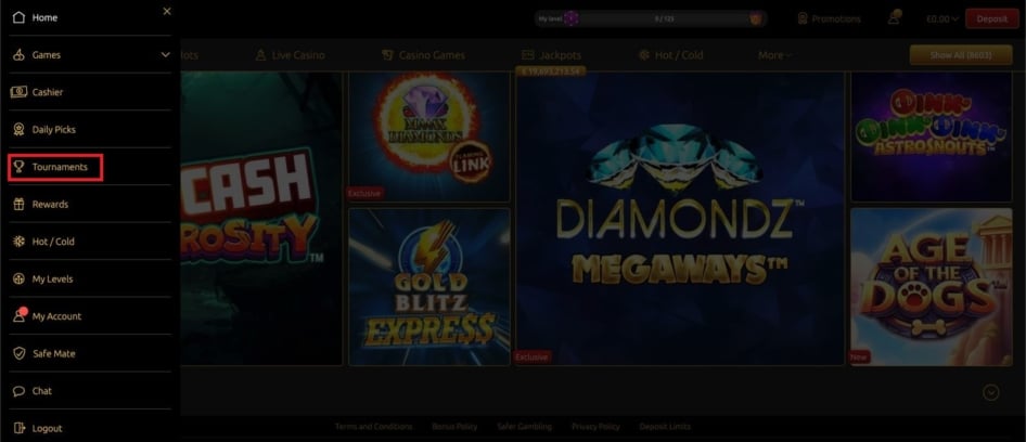 Tournaments at EuroKing Club