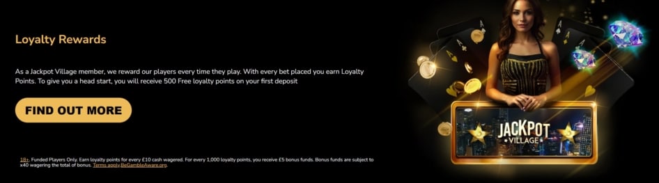 Jackpot Village Casino Loyalty Rewards