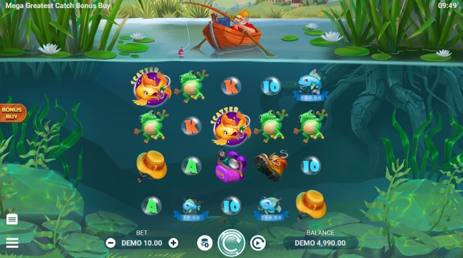 Mega Greatest Catch Bonus Buy by EvoPlay