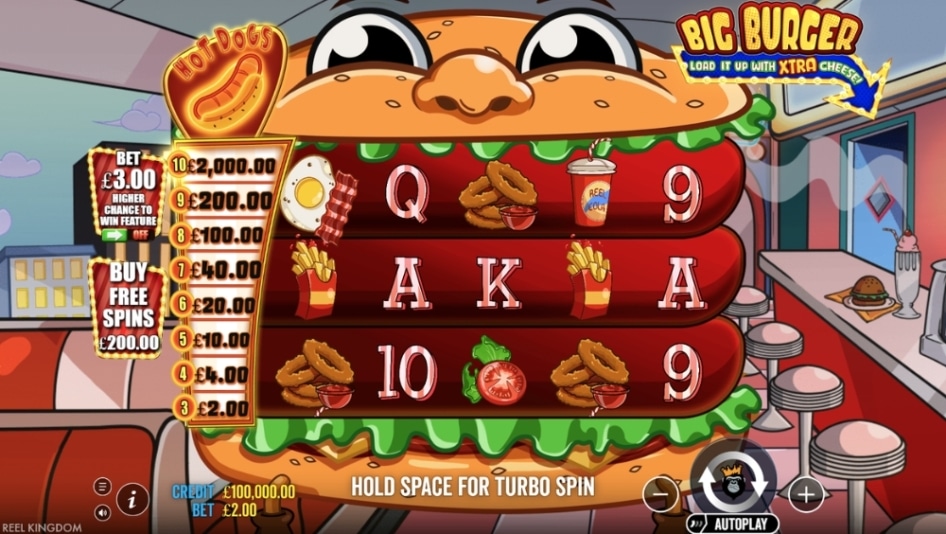 Big Burger Load it up with Xtra cheese by Pragmatic Play
