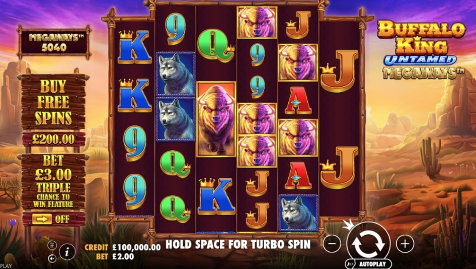 Buffalo King Untamed Megaways by Pragmatic Play