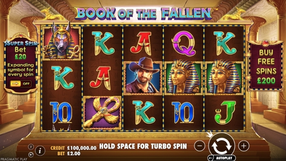 John Hunter and the Book of the Fallen by Pragmatic Play
