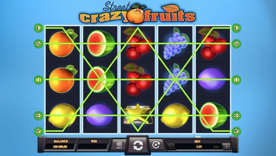 Crazy Fruits Street by Kajot