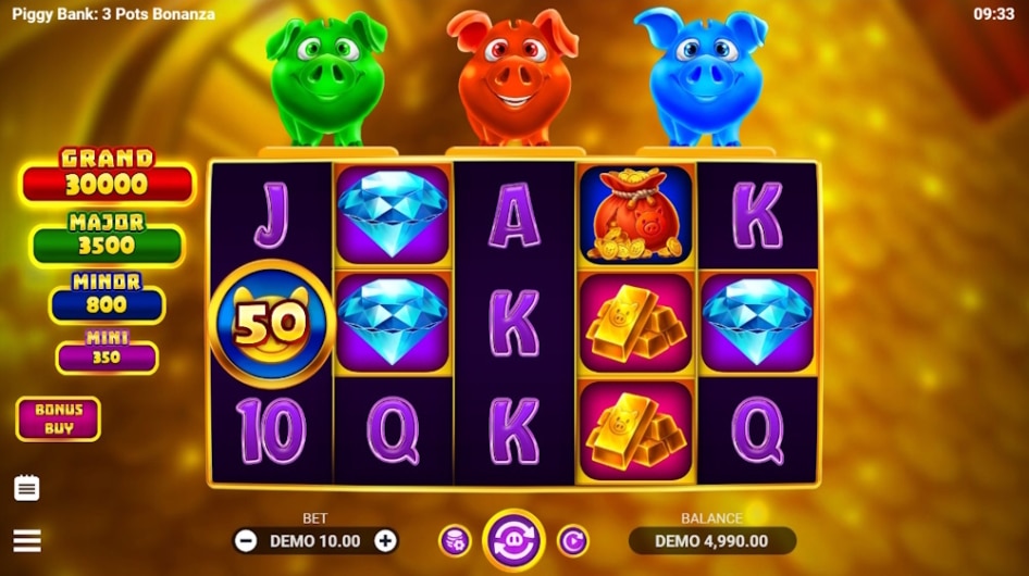 Piggy Bank: 3 Pots Bonanza by EvoPlay